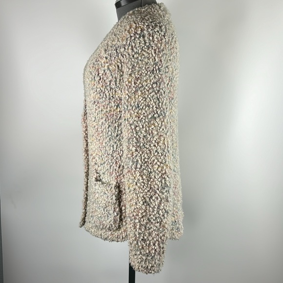 PINK REPUBLIC™️ Women's Size L Variegated Yarn Button Front Cardigan - Picture 6 of 14